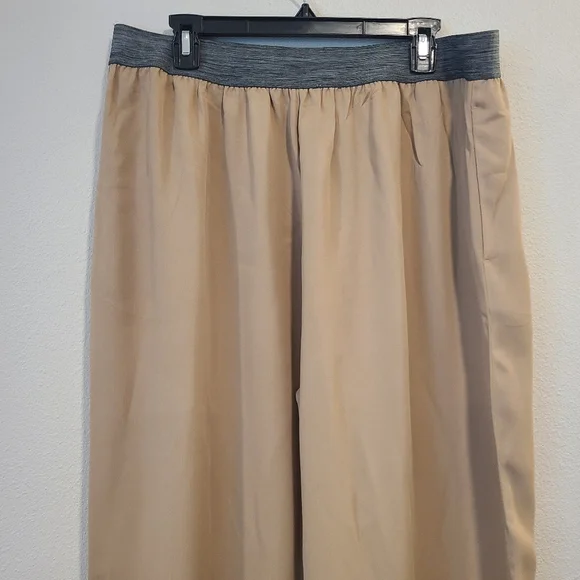 Reiss Gem Wide Leg Pull On Camel Pants - Picture 6 of 7